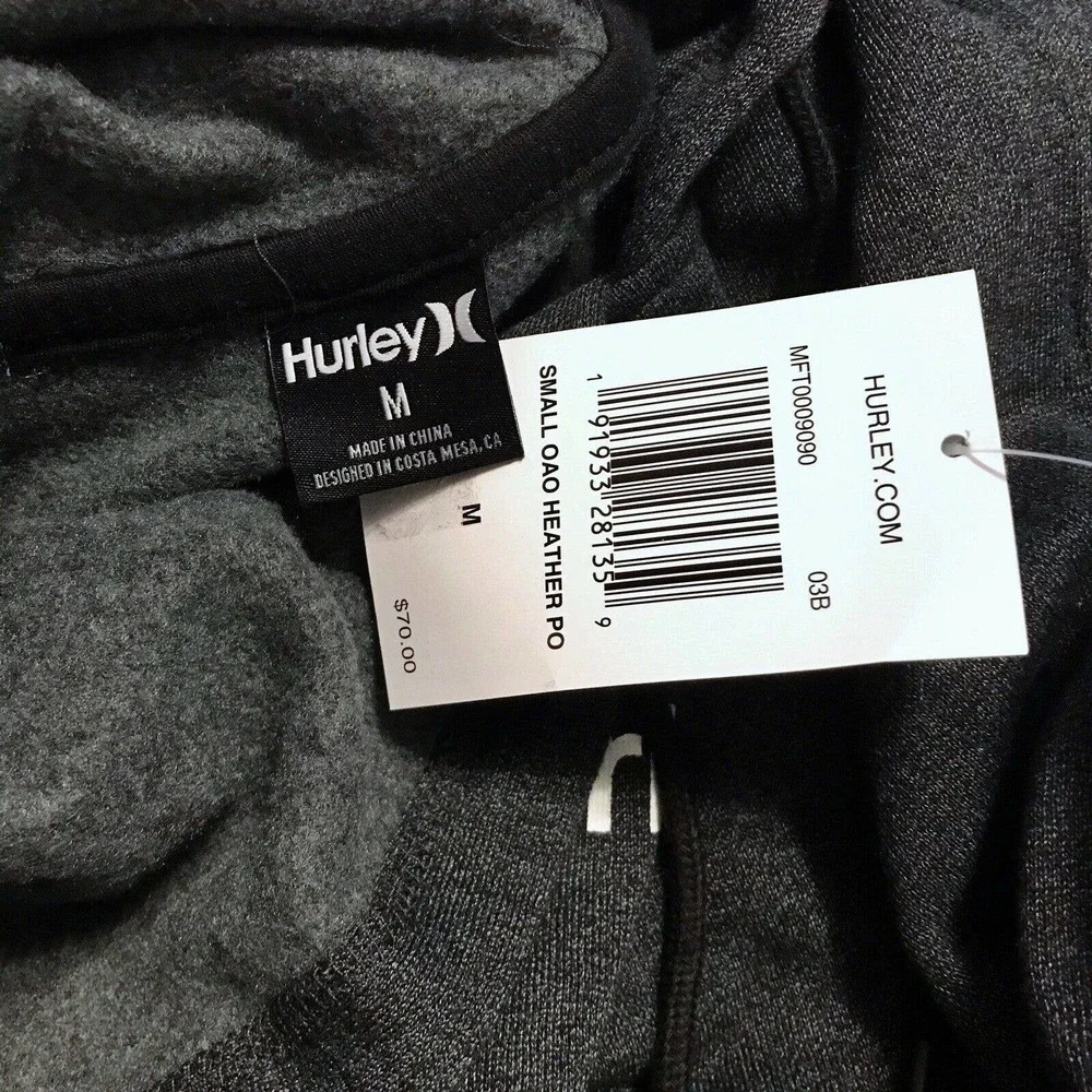 Hurley NWT Pullover Hoodie Men M - Picture 8 of 9